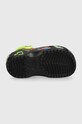 Detské šľapky Crocs CLASSIC LIGHTNING BOLT CLOG 208309.CROCS.CLASSIC.LI čierna