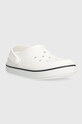 Otroški natikači Crocs CROCBAND CLEAN CLOG 208477.CROCS.CROCBAND.C bela SS24