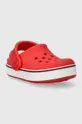 Παιδικές παντόφλες Crocs CROCBAND CLEAN CLOG κόκκινο