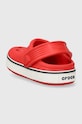 Chłopiec Crocs klapki dziecięce CROCBAND CLEAN CLOG 208479.CROCS.CROCBAND.C czerwony