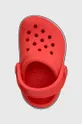 czerwony Crocs klapki dziecięce CROCBAND CLEAN CLOG