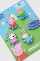 Bedževi za obuću Crocs 5-pack Peppa.Pig.5.Pack šarena SS23