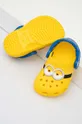 κίτρινο Παιδικές παντόφλες Crocs