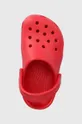 червоний Дитячі шльопанці Crocs