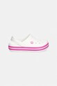 Crocs klapki dziecięce CROCBAND KIDS CLOG 207006.CROCS.CROCBAND.K biały SS26