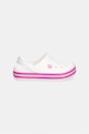 Crocs klapki dziecięce CROCBAND KIDS CLOG 207006.CROCS.CROCBAND.K biały SS26