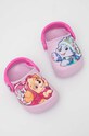 Dětské pantofle Crocs 207487.CROCS.FL.PAW.PAT fialová SS23