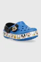 Παιδικές παντόφλες Crocs x Disney μπλε