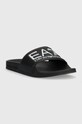 EA7 Emporio Armani klapki dziecięce XSPS10 czarny SS23