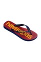 Havaianas japonki dziecięce LOGOMANIA 4145741.33.36 bordowy SS23
