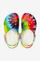 šarena Dječje natikače Crocs Tie Dye Graphic