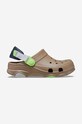 Crocs klapki dziecięce All Terain Kids Clog brązowy 207458.KHAKI.MULTI