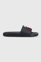 mornarsko modra Natikači Tommy Hilfiger TH RAISED EMBROIDERY POOL SLIDE Moški