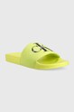 Παντόφλες Calvin Klein Jeans SLIDE MONOGRAM CO YM0YM00061 πράσινο AW24