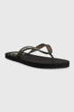 Žabky Calvin Klein Jeans BEACH SANDAL AOP čierna