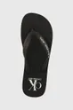 fekete Calvin Klein Jeans flip-flop BEACH SANDAL AOP