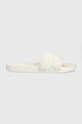 Calvin Klein Jeans klapki SLIDE HIGH/LOW FREQUENCY biały YM0YM00661
