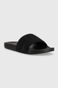 Calvin Klein Jeans klapki SLIDE HIGH/LOW FREQUENCY czarny