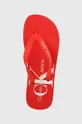 červená Žabky Calvin Klein Jeans BEACH SANDAL MONOGRAM TPU