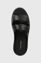 чорний Шльопанці Calvin Klein DOUBLE STRAP SLIPPER