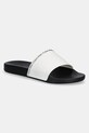 Calvin Klein papuci POOL SLIDE RUBBER alb HM0HM00981