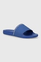 Шльопанці Calvin Klein POOL SLIDE RUBBER блакитний HM0HM00981