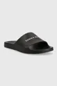 Tommy Jeans papucs BASIC SLIDE fekete