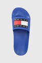 Tommy Jeans klapki POOL SLIDE ESS niebieski EM0EM01191