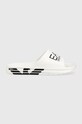 EA7 Emporio Armani papuci XBP008 XK337 D611 alb XBP008.XK337.D611