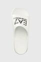EA7 Emporio Armani papuci XBP008 XK337 D611 alb XBP008.XK337.D611