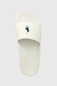 Polo Ralph Lauren papuci Polo Slide alb 809892945007