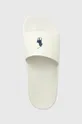 biały Polo Ralph Lauren klapki Polo Slide