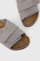 Birkenstock papuci din piele KYOTO gri 1024502