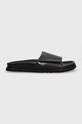Kožne natikače Pepe Jeans BIO crna PMS90105