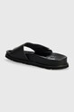 Obuwie Pepe Jeans klapki skórzane BIO PMS90105 czarny