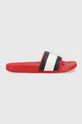 crvena Natikače Tommy Hilfiger RUBBER TH FLAG POOL SLIDE Muški