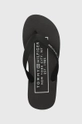 črna Japonke Tommy Hilfiger RUBBER HILFIGER BEACH SANDAL