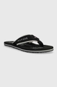 Tommy Hilfiger flip-flop SPORTY HILFIGER BEACH SANDAL fekete