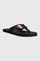 Tommy Hilfiger japonki COMFORTABLE PADDED BEACH SANDAL FM0FM04473 czarny SS23