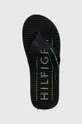 sötétkék Tommy Hilfiger flip-flop MASSAGE FOOTBED BEACH SANDAL