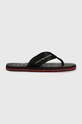 Tommy Hilfiger japonki MASSAGE FOOTBED BEACH SANDAL czarny FM0FM04474
