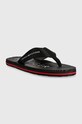 Σαγιονάρες Tommy Hilfiger MASSAGE FOOTBED BEACH SANDAL FM0FM04474 μαύρο SS23