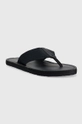 Japanke Tommy Hilfiger HILFIGER LEATHER BEACH SANDAL mornarsko plava