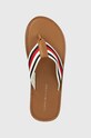 В'єтнамки Tommy Hilfiger HILFIGER LEATHER BEACH SANDAL коричневий FM0FM04548