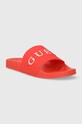 Obuwie Guess klapki SLIDES F3GZ05.BB00F.G5K6 czerwony