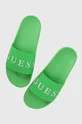 πράσινο Παντόφλες Guess SLIDES Ανδρικά