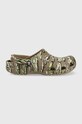 Crocs klapki Classic Printed Camo Clog zielony 206454.260