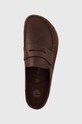 Birkenstock infradito in pelle Naples marrone 1025033
