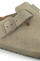 Обувь Замшевые шлепанцы Birkenstock Boston 1025788 зелёный