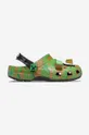 zelená Pantofle Crocs Minecraft Elevated Clog Pánský